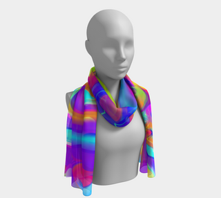 Flashy Vibrance Long Scarf | Art Design Works