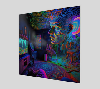 IN THE ROOM PSYCHEDELIC ART PRINT