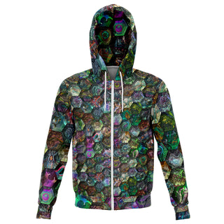 Hex Dimensions | Zip-up Hoodie | James Fletcher