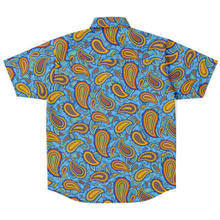 Paisley 1 | Short Sleeve Button Down Shirt | Psypepper