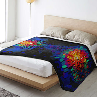 Deep Band Microfleece Blanket | TAS Visuals