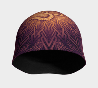 Mystical Aum Chakra Mandala - Amethyst Beanie | Mandalazed