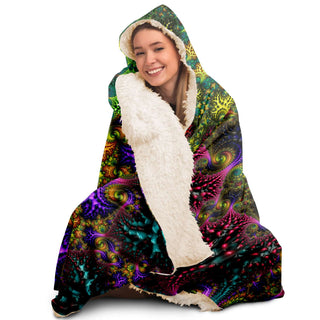 Great Cosmic Reef | Hooded Blanket | Makroverset