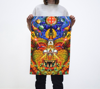 To the Moon Tea Towel | Jamie Findlay