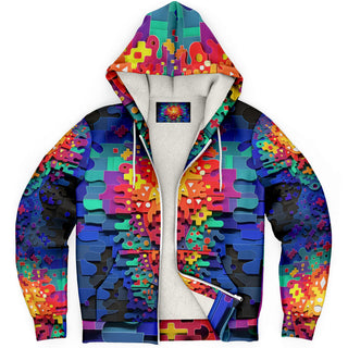 Deep Band | Microfleece Zipper Hoodie | TAS Visuals