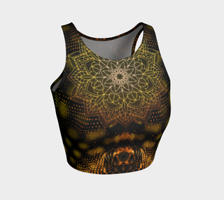 Merkaba || AthleticCropTop | by Cosmic Shiva