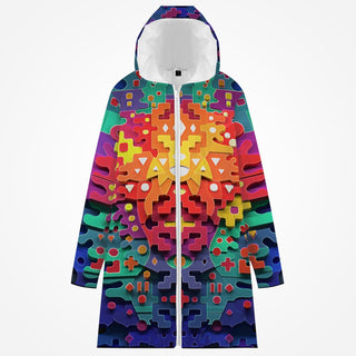 DEEP BAND Long Type Cotton-pad Zipper-up Hoodie | TAS VISUALS