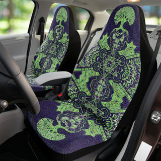 Geometric Purple | Seat Cover | Mil Et Une