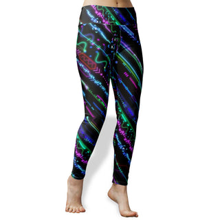 Cameron Gray | Cyberpunk | Women's High Waist Yoga Leggings