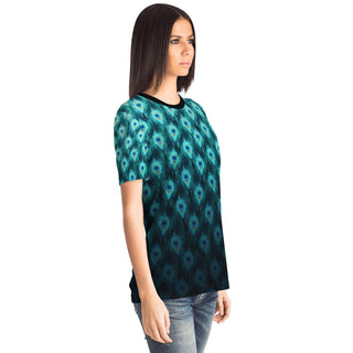 Trippy Peacock Feathers | Unisex T-Shirt | Mandalazed