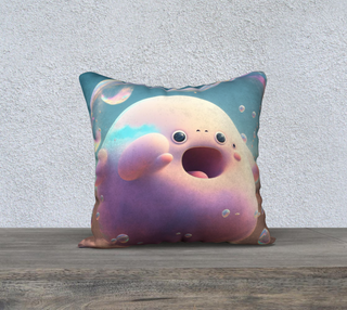 SQUISHO 18" x 18" Pillow Case | ACIDMATH AI