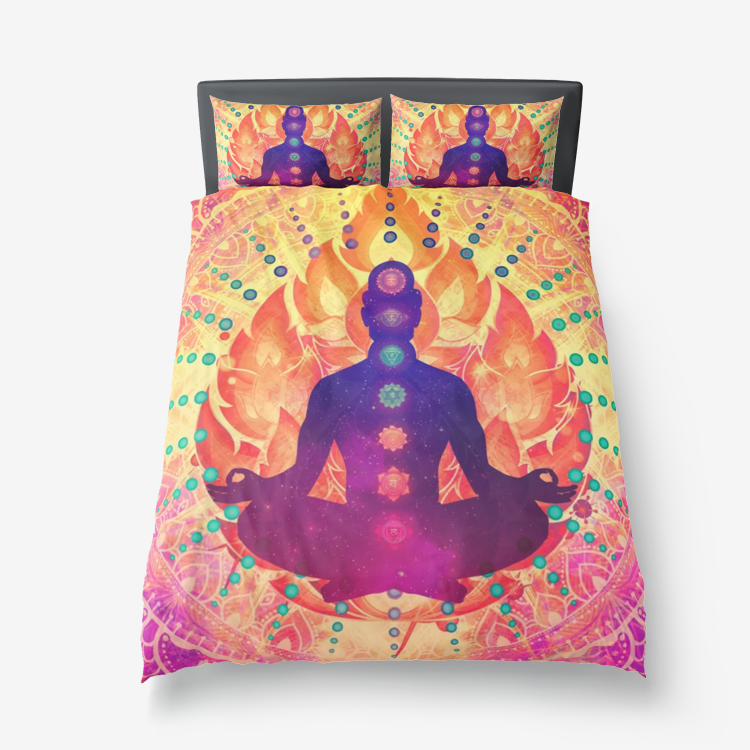 Cameron Gray | Sunrise Zen Meditation | Microfiber Duvet Cover