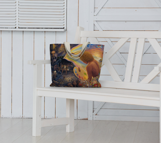 Paintbrush Warrior | Large Tote Bag | Mark Henson