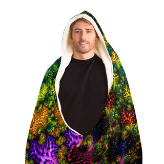 Great Cosmic Reef | Hooded Blanket | Makroverset