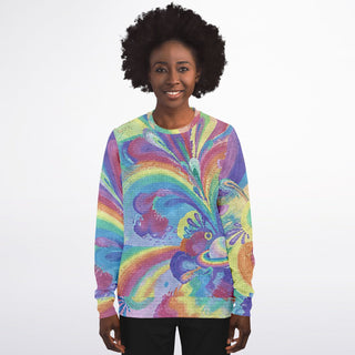 Rings of Splaturn Knit Sweatshirt | Dylan Thomas Brooks