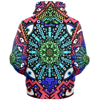 Eternal Hallway Zip up Sherpa Hoodie | ALGA Artworks
