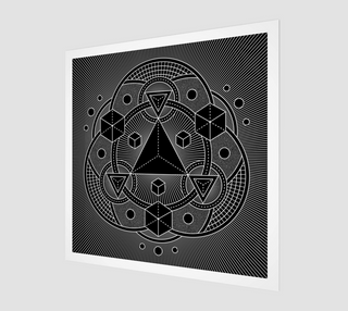 Tetrahedon art print 20x24 | Brock Springstead
