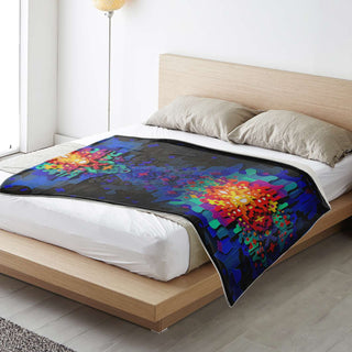 Deep Band Microfleece Blanket | TAS Visuals