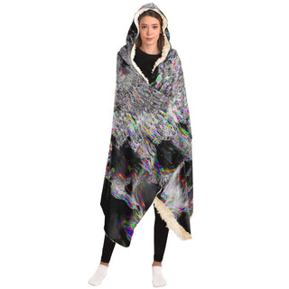 Overglitch_A | Hooded Blanket | Makroverset