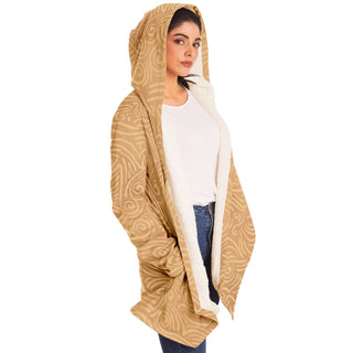 Waves and Spirals - Ocher | Cloak | Mandalazed