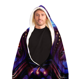 Psilocyborg | Hooded Blanket | Trent Kuhn