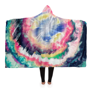 Glitchy Galaxy | Hooded Blanket | Makroverset