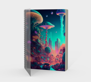 PLUSHY TRIP SPIRAL NOTEBOOK |ACIDMATH GUY AI