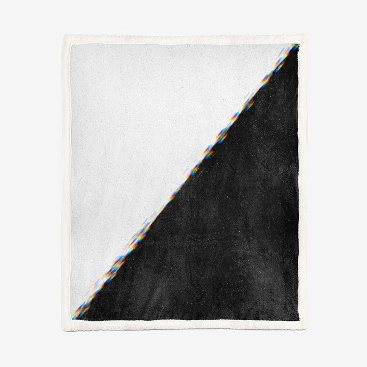 Split | Double-Sided Plush Blanket | Austin Blake