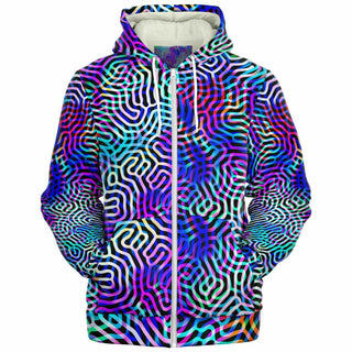 MOLECULIZED Microfleece Ziphoodie | Art Design Works