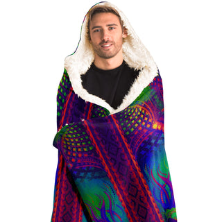 KARGYRAA | HOODED BLANKET | SALVIA DROID