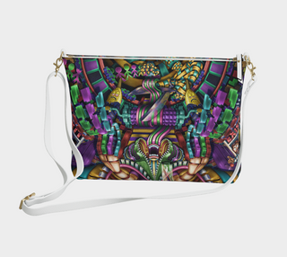 EXIST LEATHER CORSSBODY PURSE | SALVIA DROID