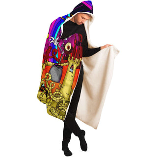 Super Jail Hooded Blanket | Miko Art