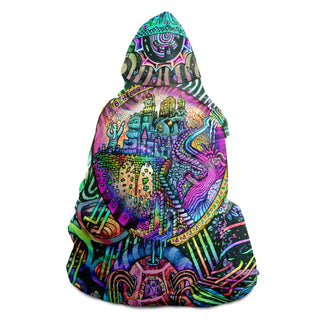 Time Temple | Hooded Blanket | James Fletcher