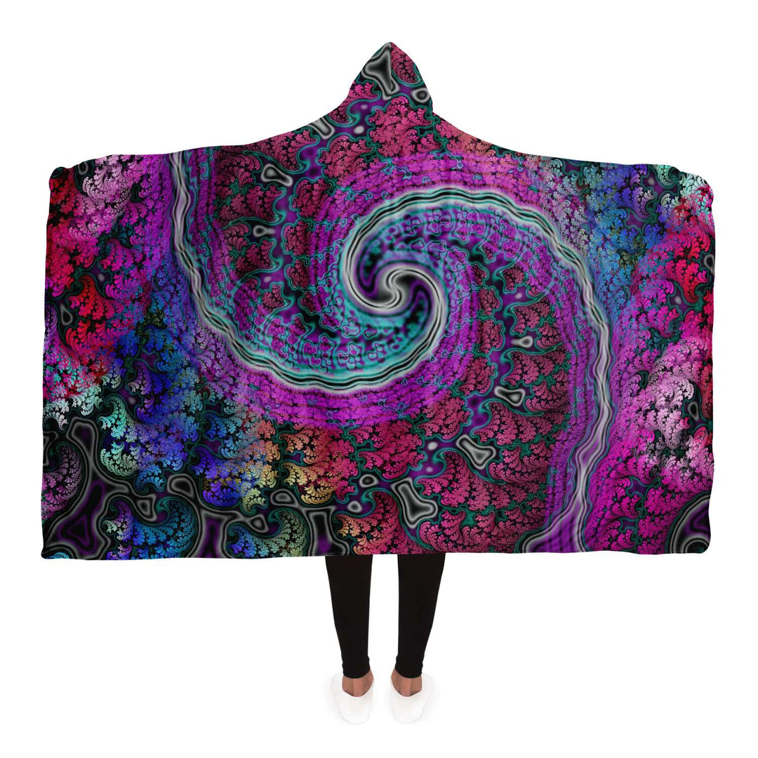 Psyreductive Spiral | Hooded Blanket | James Fletcher