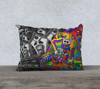 COLOR CLOWN 20" X 14" PILLOW CASE | SALVIA DROID