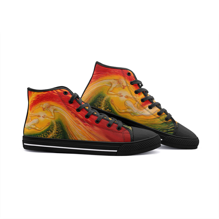 Elemental High Top Canvas Shoes by Mark Henson