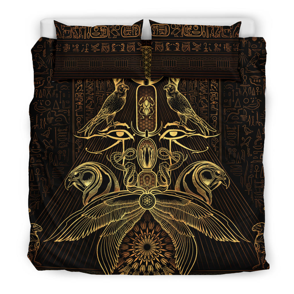 Auspices Of Horus | Bedding Set | Yantrart Design