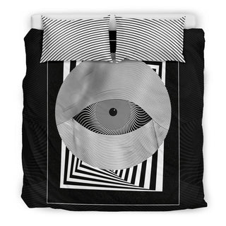 The Great Eye of Hypnos (Optical Art) | Bedding Set | Makroverset
