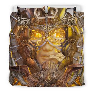 Open Ancient Eyes Bedding Set | Light Wizard