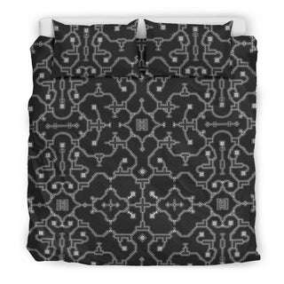 Shipibo Conibo - Black | Bedding Set | Mandalazed