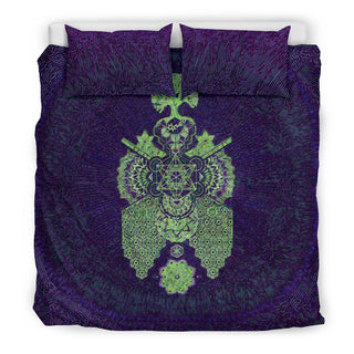 Geometric Purple Bedding Set | Mil Et Une