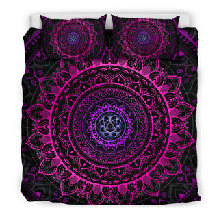Cameron Gray | Neon Mandala | Bedding Set
