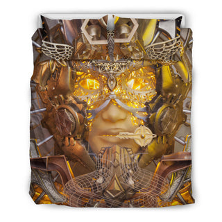 Open Ancient Eyes Bedding Set | Light Wizard