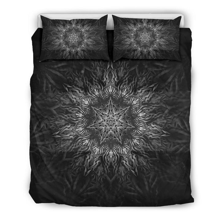 Heptagram Mandala - Dark | Bedding Set | Mandalazed