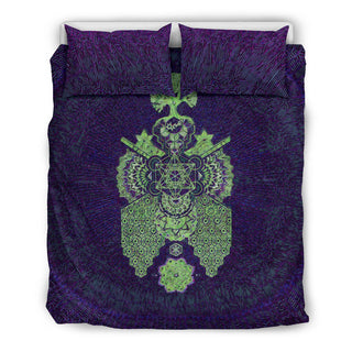 Geometric Purple Bedding Set | Mil Et Une