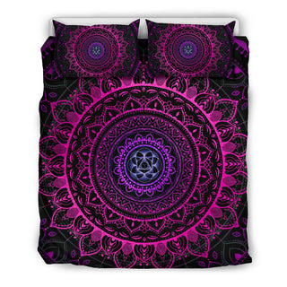 Cameron Gray | Neon Mandala | Bedding Set