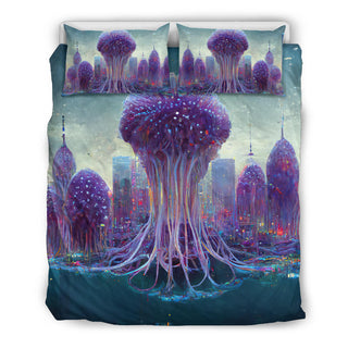 Jellypunk City 2 Bedding Set | Michael Garfield