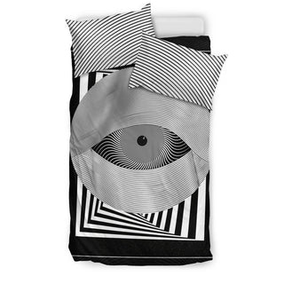 The Great Eye of Hypnos (Optical Art) | Bedding Set | Makroverset