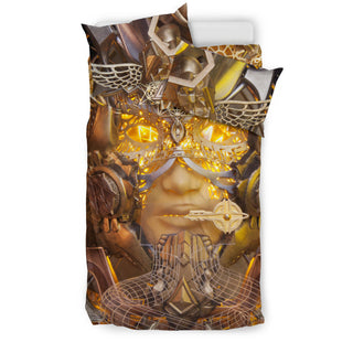 Open Ancient Eyes Bedding Set | Light Wizard