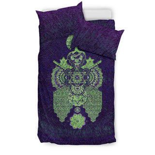 Geometric Purple Bedding Set | Mil Et Une